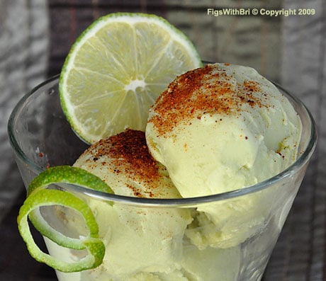 Avocado Ice Cream with a Twist ~ Lime & Chipotle!