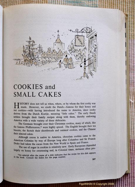 The Spice Cookbook (Avanelle Day & Lillie Stuckey) ~ Cookies chapter intro page