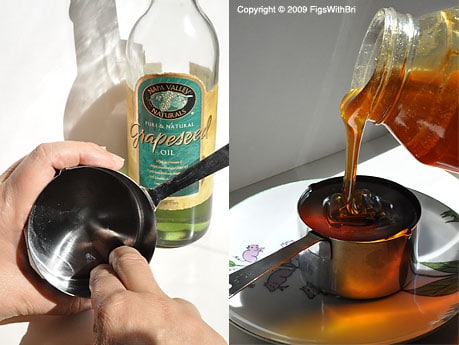 Baking with Honey Tips: A lightly oiled cup allows honey to not cling to surfaces