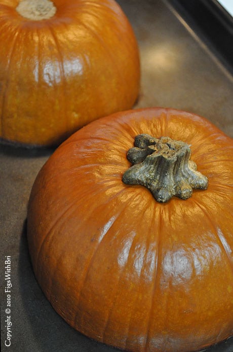 fresh baked pumpkin