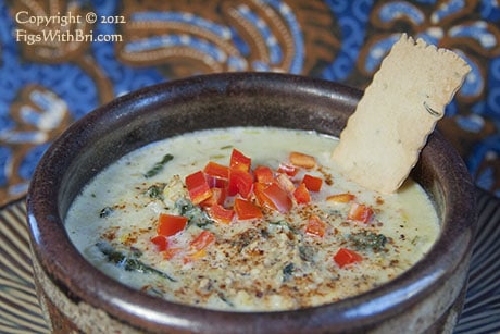 bowl of potato leek dino kale soup