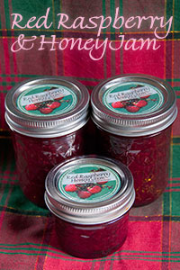 buy artisan crafted organic red raspberry jam